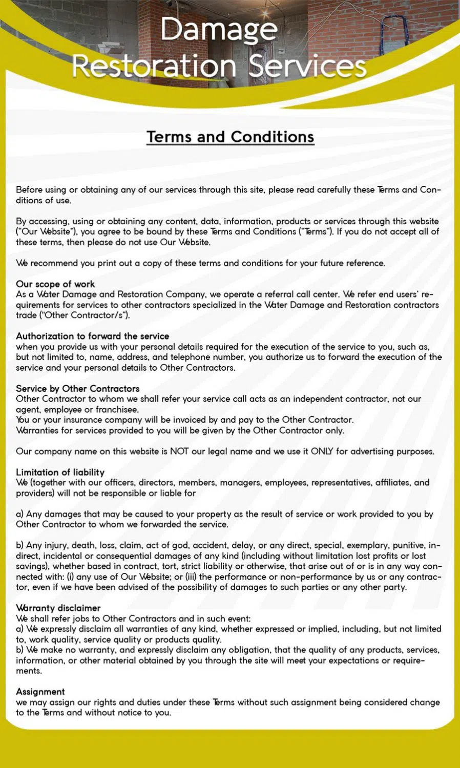 Miami Gardens Restoration Company Miami Gardens, FL 786-347-3363